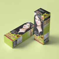 VOJO Coloration Capillaire Permanente en Gros OEM, Crème Colorante Naturelle et Végétale Professionnelle pour Salon