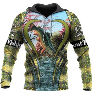 100% Cotton Full Zipper Christmas Sweater <strong>Jumper</strong> Custom Cheap Moq 1 Unisex Double Lined <strong>Fishing</strong> Hoodies - Product Image 5