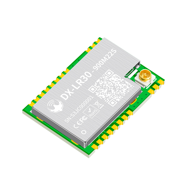 DX-LR30 Semtech SX1262 UART 8Km Range 868Mhz 915Mhz 20dBm DIP External Antenna Available Wireless Transmitter RF Module