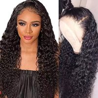 Perruque frontale en dentelle HD 13x6 en cheveux humains bouclés bruts indiens et birmans, vente en gros |   Perruques brésiliennes vierges sans colle à densité 250 %