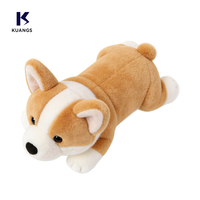 Peluche de chien réaliste personnalisée en gros pour l'accompagnement des bébés