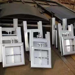 Customized Stainless Steel and Cast Iron <b>Hoist</b> Gate With Pump Motor for Flood Control Two-way Water Stop Customized Size Color C - Product Image 2