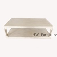 Table basse en bois massif Heywood durable pour chambre à coucher et mobilier de maison, idéale pour événements de mariage