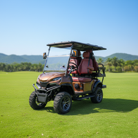 Nouveau prix compétitif, voiturette de golf électrique personnalisée à 4 places pour adultes, homologuée pour la route, avec siège arrière rabattable pour le terrain de golf