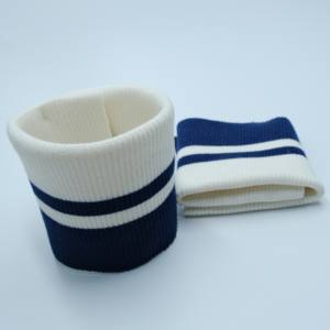 Puños acanalados tubulares sin costuras de poliéster tejido de punto elástico cilíndrico - Product Image 4