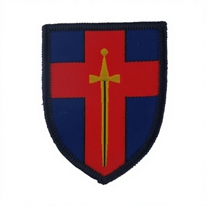 5 Airborne Brigade-Pathfinders (Arrow Maroon) Tissu en toile tissée légère brodé noir et marron, pour cadeaux DZ de parachutisme, à coudre - Product Image 4