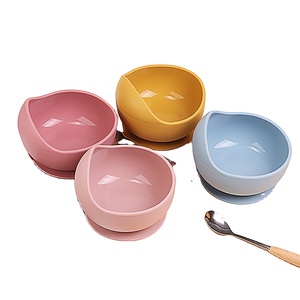 Tazones de Silicona de Grado Alimenticio, Libres de BPA, Irrompibles, Juego de Tazón y Cuchara para Alimentación de Bebés con Ventosa - Product Image 2