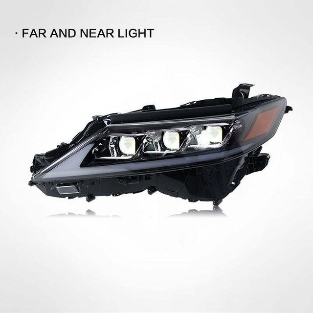 For Toyota Camry 2018-2020 Car Front Lamps Upgrade Dynamic 3 Projector Lens Accessories LED Auto Headlight