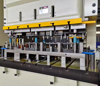 Machine de poinçonnage et d'estampage pneumatique à double manivelle CNC, contrôlée par PLC, à moteur, pour le traitement des métaux