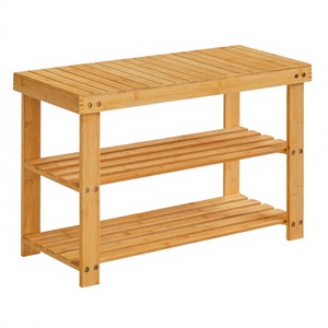 Multi-layer Convertible Bamboo <b>Shoe</b> Storage Cabinet with Modern Design for Home Use - Product Image 3