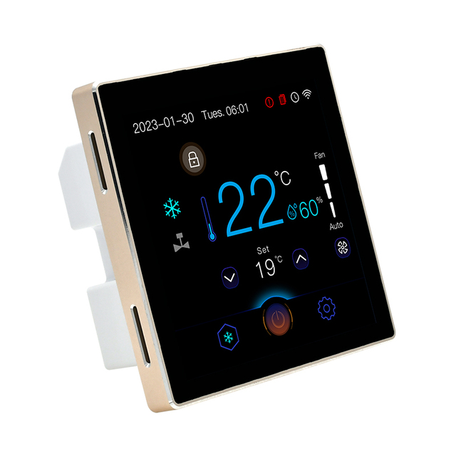 Newest Smart Home Colorful LCD Touch Display Thermostat Used for Floor Heating Central Air-conditioning HVAC Thermostat