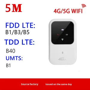 Enrutador Mifi portátil para coche M80 4G/2,4G WiFi acceso de red completo con función de firewall de tarjeta Sim nueva luz colorida para uso en exteriores - Product Image 2