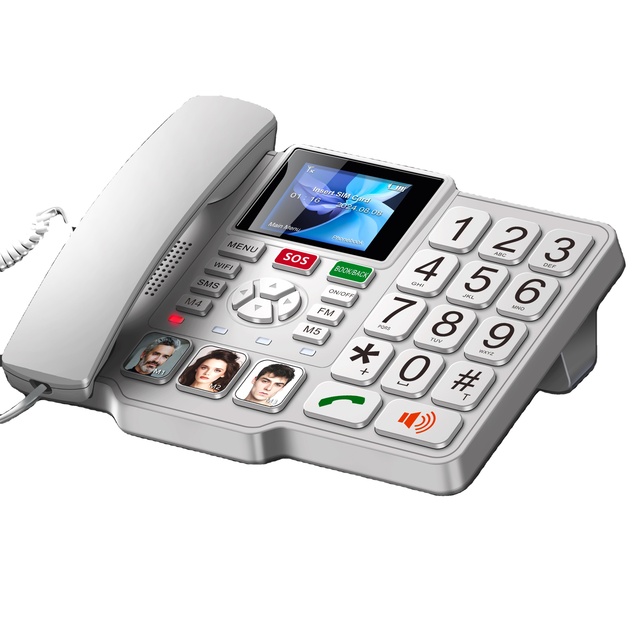 4G VoLTE Senior Table Home Phone with Sim Card