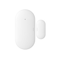 Sensor de Puerta y Ventana Zigbee 3.0, Alcance de 80m, Batería CR2032 de 3V, Alarma de Seguridad Inteligente para el Hogar de 2.4GHz, Compatible con Home Assistant