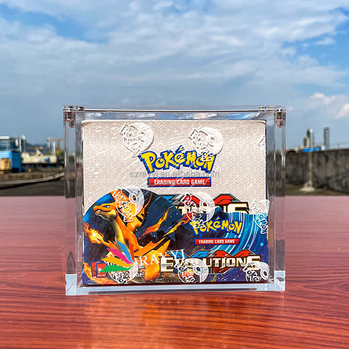 Premium Acryl Case Für Pokémon Elite Trainer Box (ETB) - 5mm UV-Schutz Box Mit Magnetverschluss