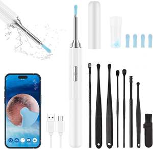 TEMU Tiktok Eliminación de <span class=keywords><strong>cera</strong></span> del oído, herramienta de eliminación de cerumen con 8 piezas Juego de orejas, limpiador de oídos con cámara - Product Image 2