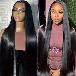 Bán Buôn Nguyên Liệu Tự Nhiên Việt Tóc Giả Tóc 13X4 Tóc Con Người Ren Phía Trước Tóc Giả Cho Phụ Nữ Da Đen HD Ren Phía Trước Tóc Giả Tóc Con Người Nhà Cung Cấp - Product Image 4