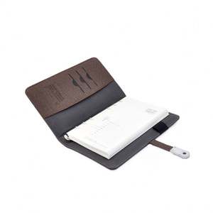Libreta Inteligente de Cuero con Lona para Sublimación A6, Exquisita y Compacta, con Banco de Energía de 8000 mAh y Memoria USB de 8 GB, para Regalos Innovadores - Product Image 4