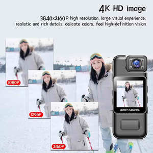 Mini caméra portable <span class=keywords><strong>Ultra</strong></span> <span class=keywords><strong>HD</strong></span> <span class=keywords><strong>4K</strong></span> avec WiFi, enregistreur vidéo numérique 1080p, vision nocturne infrarouge, caméra sportive DV, petite caméra vidéo, caméra corporelle - Product Image 2
