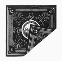 Bandana carrée en satin imprimé floral personnalisé en gros pour décorations de mariage et de fête avec logo personnalisé