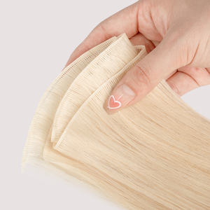 Extensions de <span class=keywords><strong>cheveux</strong></span> Genius Weft de qualité supérieure, 100% <span class=keywords><strong>cheveux</strong></span> humains vierges, double <span class=keywords><strong>épaisse</strong></span>ur, pointes <span class=keywords><strong>épaisse</strong></span>s, vente en gros d'usine, trame invisible - Product Image 1