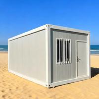 Casa contenedor móvil personalizable (modular) de 20 pies para sitios de construcción