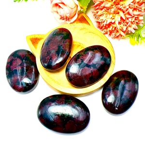 Wholesale Firework Garnet Palm <b>Stone</b> Polished Plate Engraved Figurine Anka Totem Ansata Cross Folk <b>Art</b> Home Decoration Crystal - Product Image 3