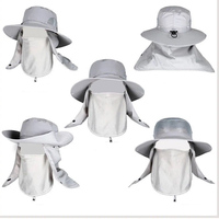 Topi Pancing WEIHE Pria Wanita, Pinggiran Lebar, Anti UV, Cepat Kering, untuk Perjalanan dan Mendaki Gunung