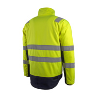 Vêtement de travail durable, veste d'hiver haute visibilité pour les équipes de maintenance