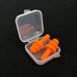 Bouchons d'oreilles réutilisables en silicone, doux, lavables, confortables, insonorisants, <span class=keywords><strong>prix</strong></span> usine. - Product Image 5