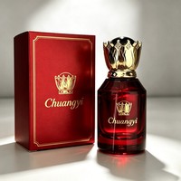 Flacon pulvérisateur de parfum en verre vide, luxueux et exquis, 30ml 50ml 100ml, avec logo personnalisé, pour la vente en gros
