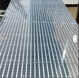 HD sáng tạo mềm Màn hình hiển thị <span class=keywords><strong>LED</strong></span> mô-đun với kính cửa sổ trong suốt và màn trập lăn phim linh hoạt để dễ dàng cài đặt - Product Image 2