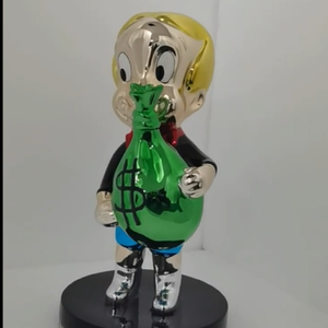 Dessin animé personnalisable de haute qualité pour <span class=keywords><strong>Monopoly</strong></span> Sculpture résine verre acier placage centre commercial hôtel salon décoration - Product Image 5