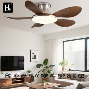 Le prix le plus avantageux est pour les ventilateurs de plafond rétro américains à LED à fréquence variable avec lumières et télécommande pour usage domestique - Product Image 3