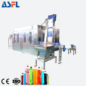 Complete Bottle Carbonated Beverage Soda Soft Drink Making Cola Filling Bottling Machine Production Line