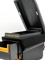 Kit d'extension de console centrale en cuir de luxe Fuming pour Toyota LC71/LC76 à transmission automatique (version sans réfrigérateur)