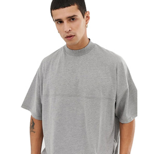 Lourds 100% Coton T-Shirt/T-Shirt en gros Mode <span class=keywords><strong>Col</strong></span> montant Imprimé Hommes Personnalisé Surdimensionné T-Shirt/T-Shirt - Product Image 3
