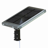 Lampu Jalan Tenaga Surya LED All in One 20W 30W 40W 60W 80W dengan Sensor Gerak PIR Tahan Air IP65 Lampu Luar Ruangan LED