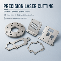 Service de découpe laser de tôles sur mesure de précision, fabrication OEM de pièces en acier inoxydable et aluminium, livraison rapide, MOQ 1 pièce