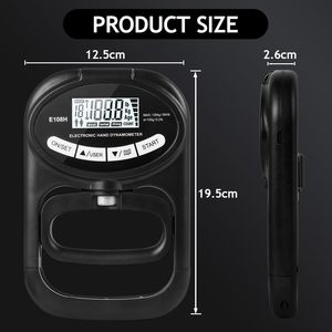 Digital Hand Grip Finger Trainer Wrist Strengthener Battery Powered Electronic Arm <b>Exercise</b> Device - Product Image 3