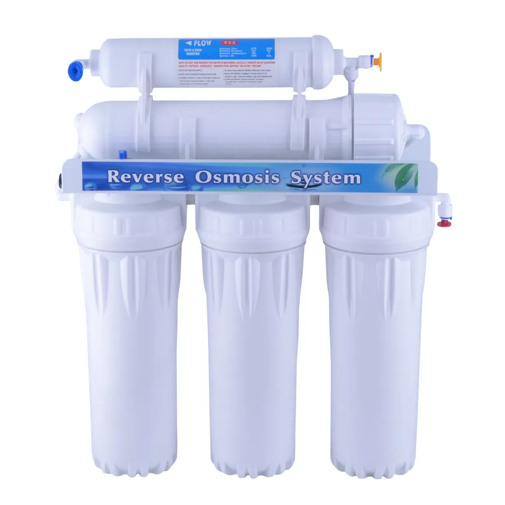 Home reverse osmosis water purifier filter system without pump power saving