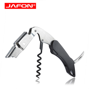 Jafon Tùy Chỉnh Nhựa Xử Lý 3 Trong 1 Bồi Bàn Corkscrew Rượu Vang Mở Chai Đòn Bẩy Phong Cách Đôi Bản Lề Chuyên Nghiệp Thanh Công Cụ - Product Image 2