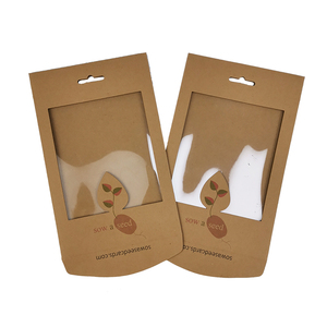 Mới Đến Cửa Sổ Trong Suốt Hộp Giấy <span class=keywords><strong>Kraft</strong></span> Hạt Giống Bao Bì - Product Image 6