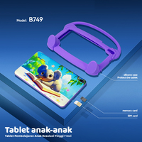 Tablet PC Infantil de 7 Pulgadas para Exportación, Android 12, Octa Core, Ranura para Tarjeta SIM, Modelo B749, Regalo para Niños