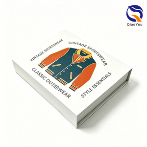 Boîte d'emballage pliable en kraft durable avec logo personnalisé pour vêtements, <span class=keywords><strong>t</strong></span>-shirts, e-commerce, expédition et envoi postal - Product Image 2