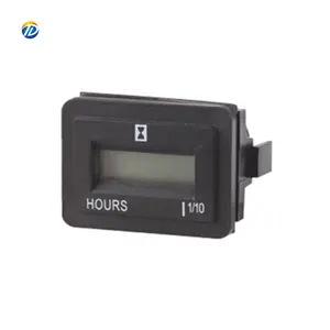 En iyi fiyat DC24V 12 V AC 220 V 110 V LCD dijital motor çalışma saat metre tezgah kümülatif saat metre