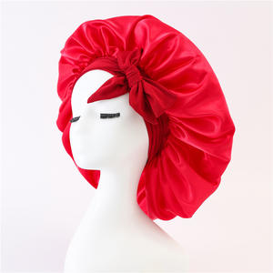 Syh27 bonnet de nuit en soie à larges bords foulard en coton Turban pour femmes soins de beauté et sommeil/fête <span class=keywords><strong>Bandana</strong></span> - Product Image 4
