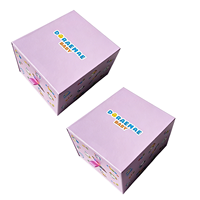 Boîte à tiroir rigide imprimée en couleur personnalisée pour l'emballage de bougies et de jouets, boîte cadeau coulissante avec logo personnalisé