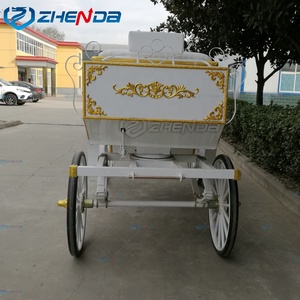 Classic platinum wedding car horse-drawn, romantic ceremony sightseeing bus can customize electric sightseeing - Product Image 5