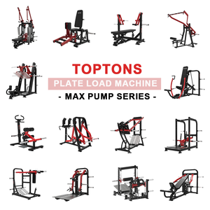 TOPTONS 2025 Machine de presse à épaulement à plaque Offre Spéciale-Assise réglable/constructeur de bras-Équipement de gymnastique commercial - Product Image 6